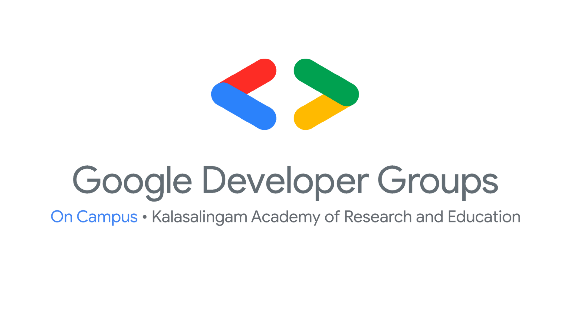 GDG Kalasalingam Logo